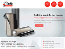 Tablet Screenshot of adheso-graphics.com